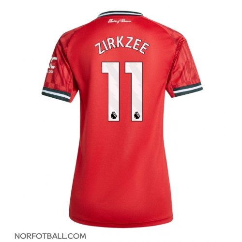 Billige Fotballdrakt Manchester United Joshua Zirkzee #11 Replika Hjemmedrakt Dame 2025-26 Kortermet Billige Fotballdrakt Manchester United Joshua Zirkzee #11 Replika Hjemmedrakt Dame 2025-26 Kortermet